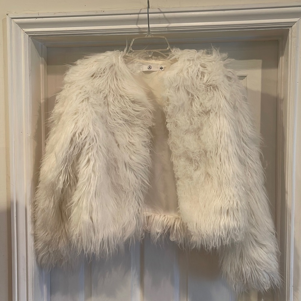 Faux fur jacket